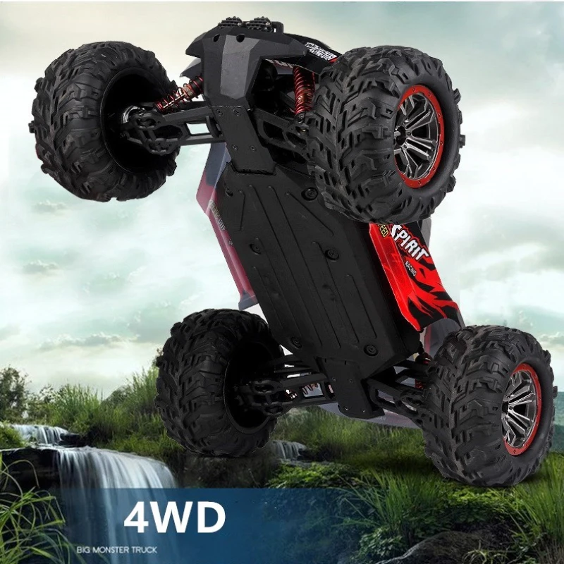 Alloy Off-Road High-Speed RC Car 2.4G 1:10 60KM/H 150M Waterproof Independent Shock Absorber RC Off-Road Climbing Car Model Toy