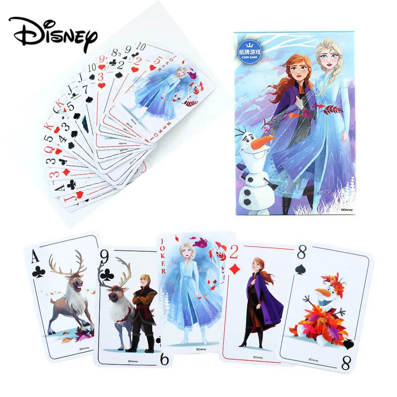 

Disney cartoon pattern poker ice romance paper poker card Avengers paper poker casual desktop card game