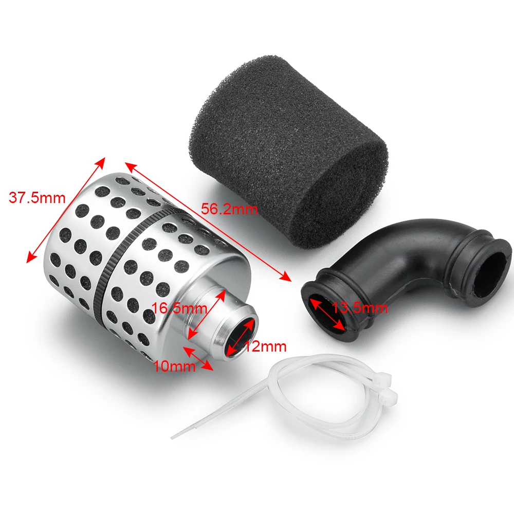 AXSPEED 1:8 RC Car Aluminium Air Filter PMM80278 for Typhon RC Model Car Nitro Upgrade Parts