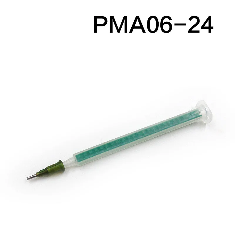 50PCS PMA06-24 AB Glue Resin Static Mouth Mixing Nozzles Tube 115mm AB Gun  Square Bayonet Mixing Tube Mixer Tools