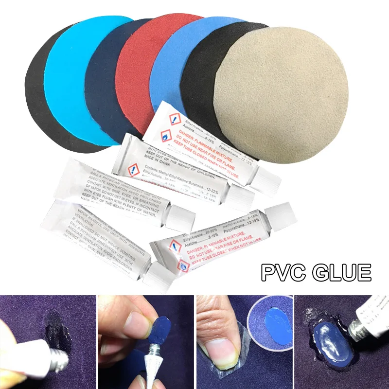 

10PCS PVC Glue for Air Mattress Inflating Air Bed Boat Sofa Repair Kit Patches Glue xqmg PVC Glue Adhesives Sealers Hardware New