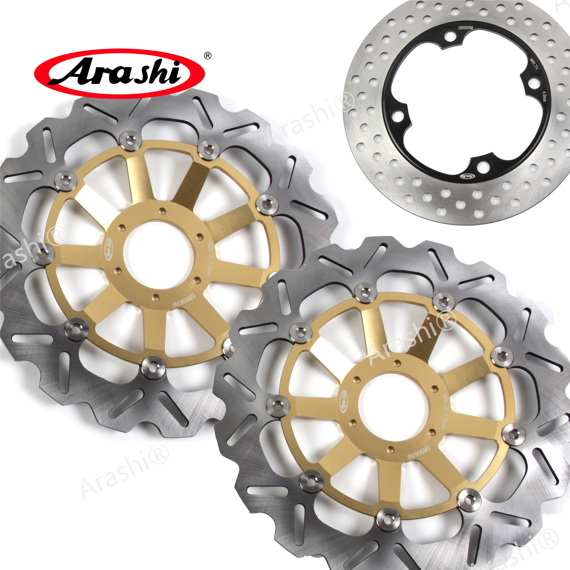 

ARASHI CBR919 Motor Brake Disc Set For HONDA CBR919RR 1998 CBR 919 RR Front Rear Brake Rotors 919RR