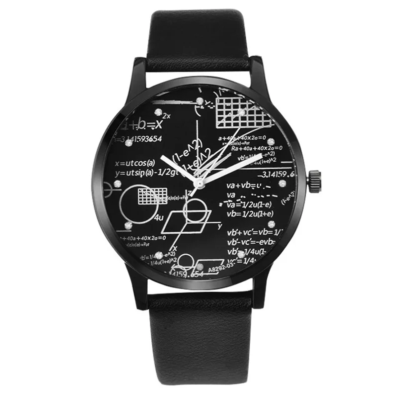 Miler orologi da uomo moda geometrica modello matematico orologio Casual orologi sportivi orologio da studente Relogio Masculino Montre Homme