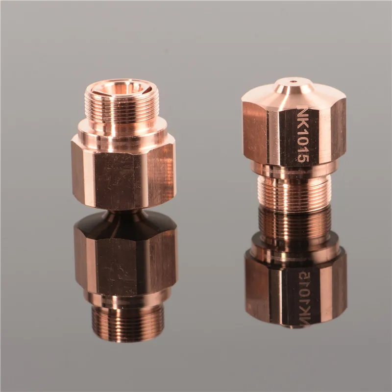 Chất Lượng Cao OEM HK NK Sợi Cắt Laser Vòi Phun Cho HanKwang Highyag Bystronic Kim Loại Máy Dia14mm H17.5mm Chỉ 10Mm