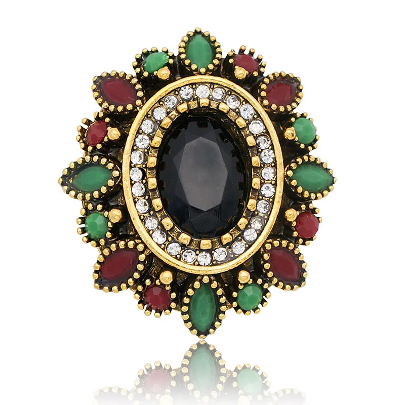 Beauty Elegant Oval Vintage Rhinestone big style 25MM snap buttons fit 18mm snap bracelet snap jewelry wholesale