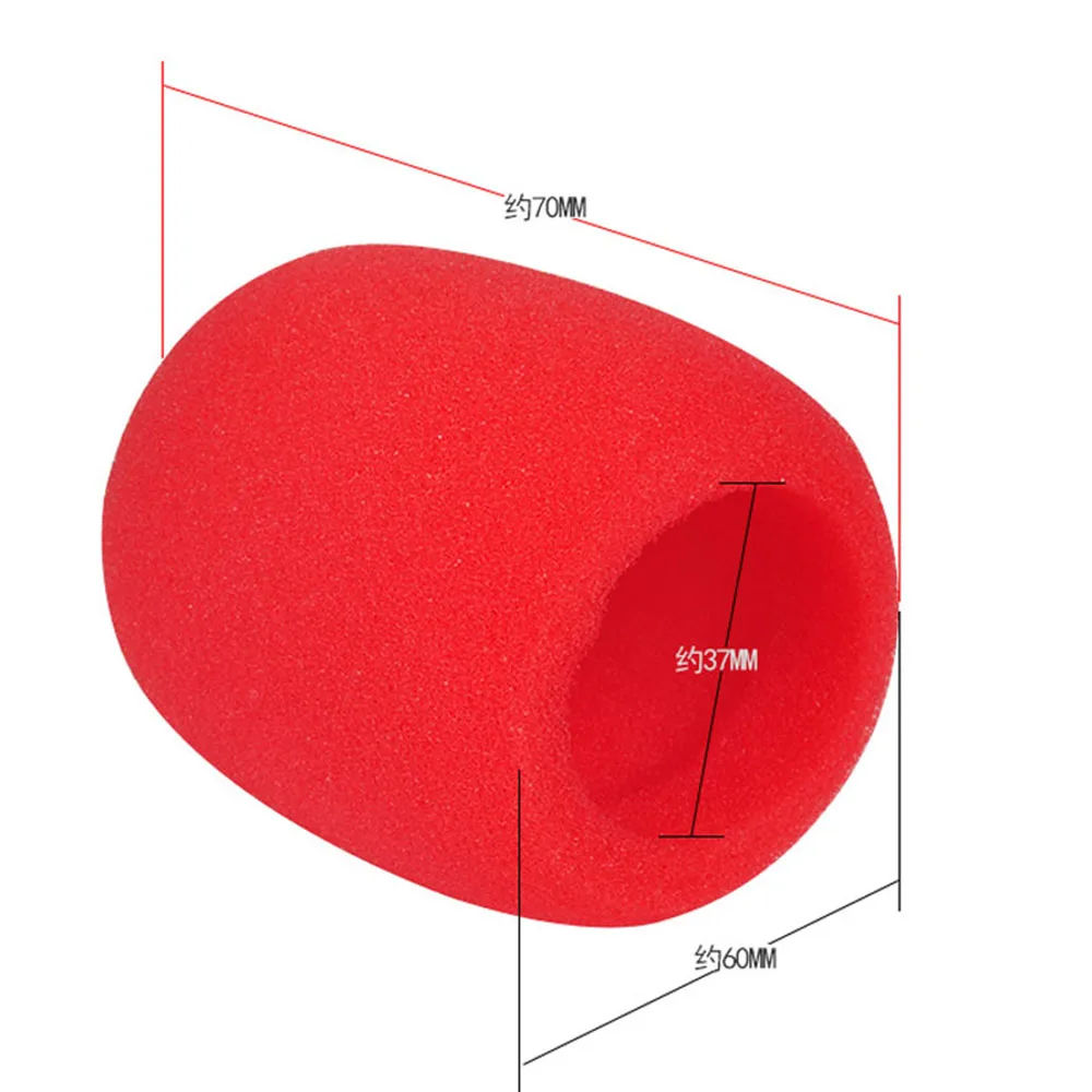 5 шт. беспроводной ручной сценический микрофон ветровое стекло пенопластовый чехол для микрофона караоке DJ губчатый фильтр ветрозащитный экран Лидер продаж 5 C