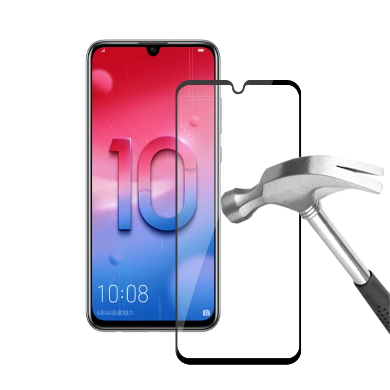 Safety Glass on Honor 10 Lite HRY-LX1 Tempered Protective Glas For Huawei Honer 10i HRY-LX1T 10Lite Film Screen Protector Light