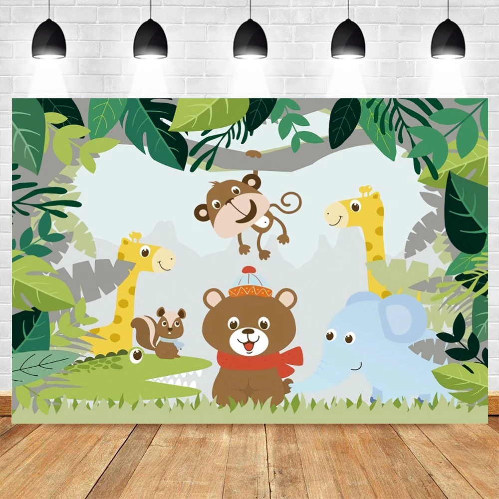 Yeele Baby Show Animals Birthday Party Photocall Photography Backgrounds Customized Photographic Backdrops For Photo Studio