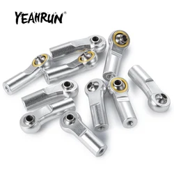 YEAHRUN 10/15pcs Orthodontic M3 Ball Head Aluminum L26mm Linkage Tie Rod Ends Metal Bend/Curved Ball Joints for 1/10 RC Car