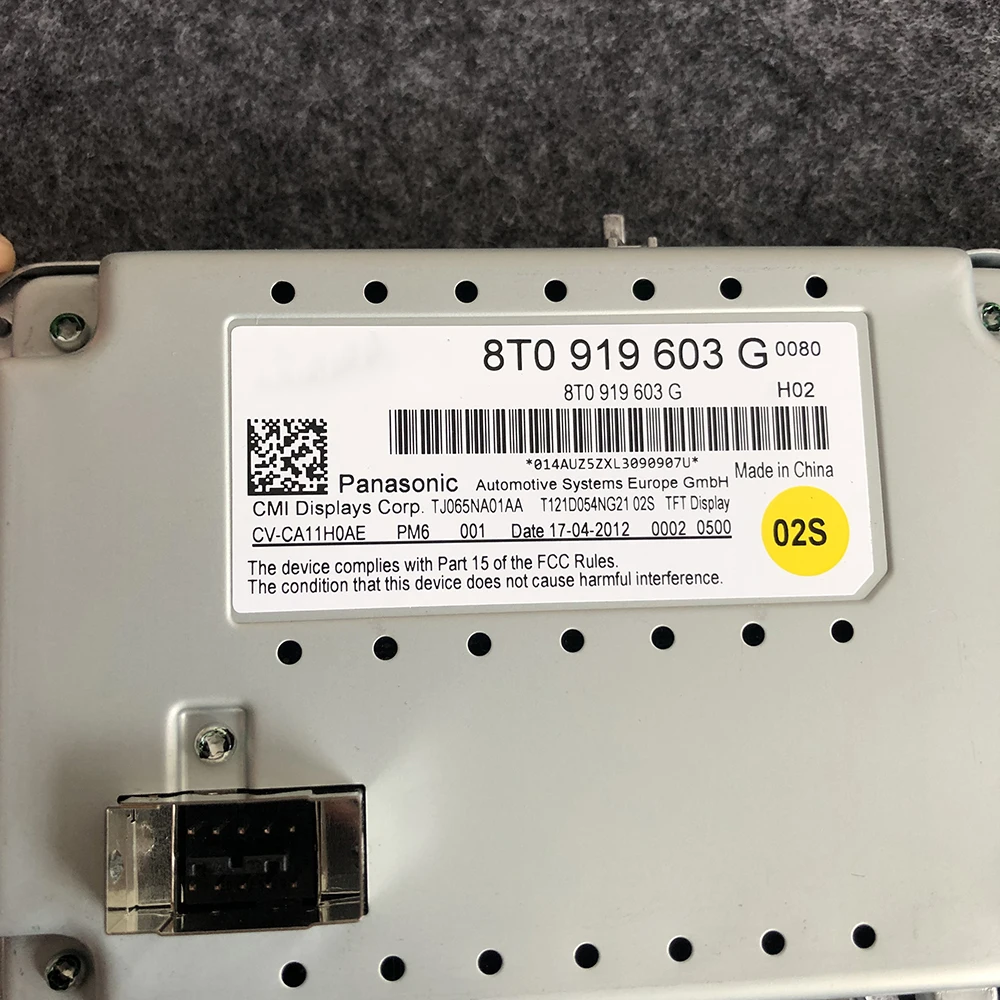 لأودي A4 B8 A5 Q5 MMI الوسائط المتعددة عرض وحدة 6.5 "LCD شاشة GPS التنقل رصد 8T0057603G 8T0 057 603G 8T0 057 603G #4