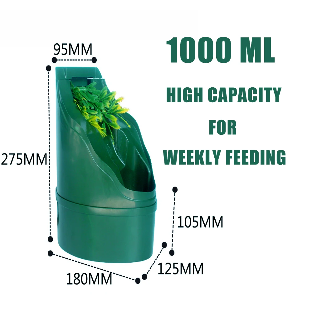 Gocciolatore d'acqua per fontanella camaleonte rettile adatto per serpente geco lucertola camaleonte distributore d'acqua drago barbuto