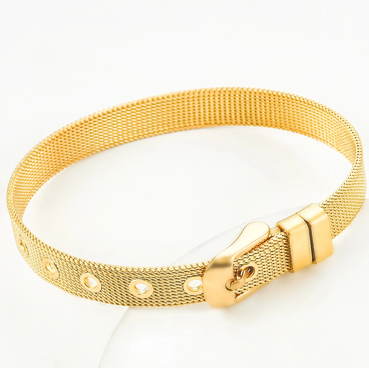 Stainless Steel Classic Fashion Men's 8mm Watch Chain Jewelry Bracelets
