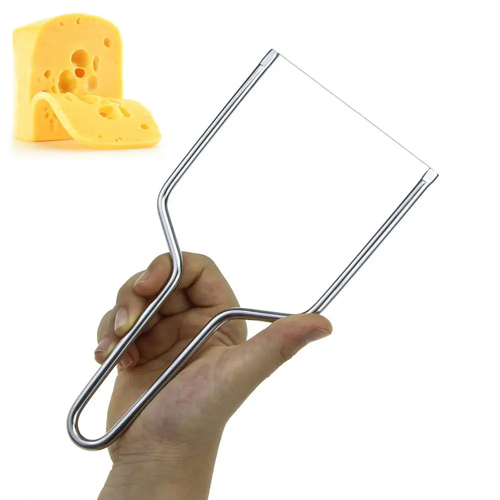 1 PCS Stainless Steel Handheld Butter Cutter Cheese Slicer Eco-friendly Butter Cutting Board Butter Cutter Kitchen Cheese Tools