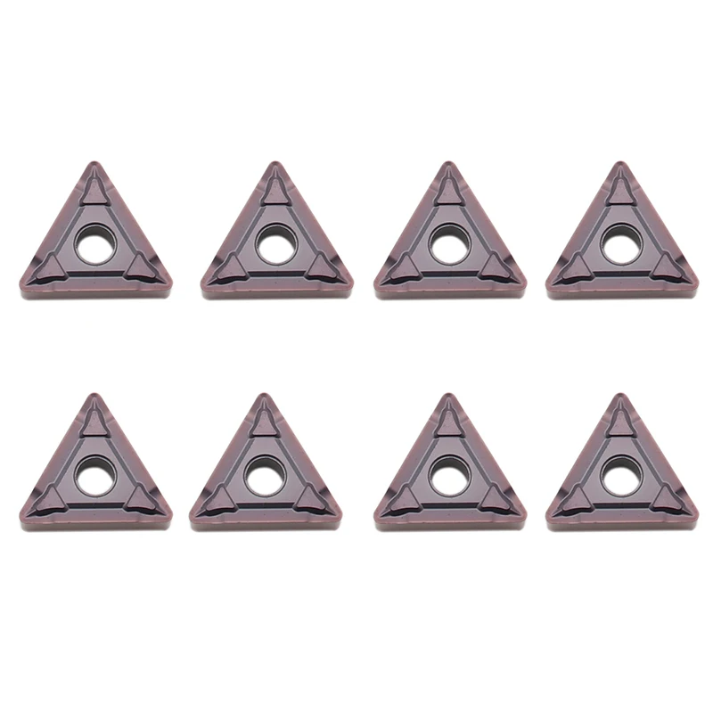 Ferramentas de torno externo de alta qualidade, ferramentas de torno cnc tnmg160408 bf mp1125, inserção de carboneto bf 160408 para aço inoxidável, com 10 peças