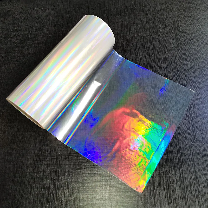 Holographic Foil Plain Transparent Foil Hot Stamping On Paper or Plastic 16cm x 120m/Lot DIY Package Box