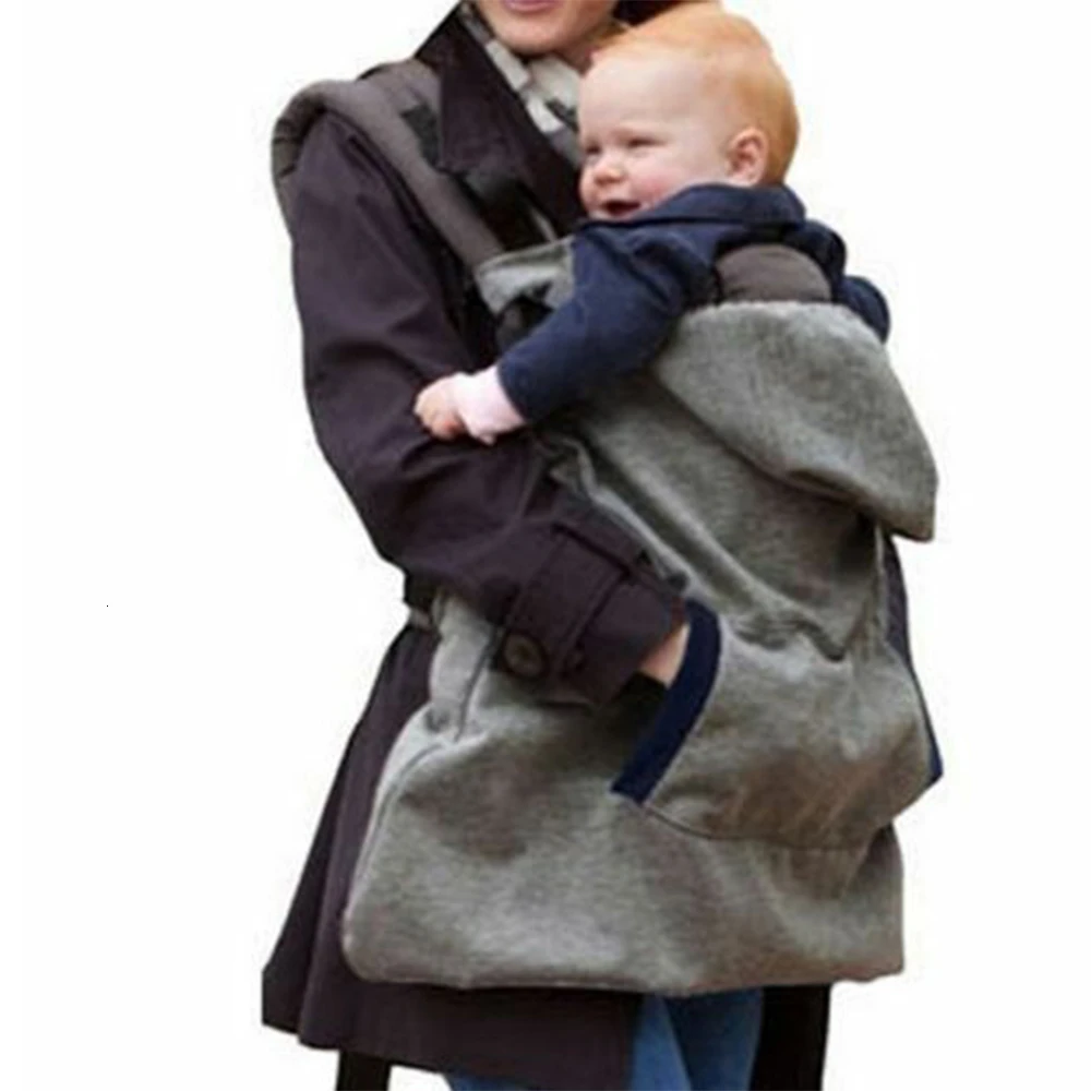 Newborn Infant Baby Carrier Wrap Comfort Sling Steady Warm Cover Cloak Blanket Face-to-face Backpack With Pocket