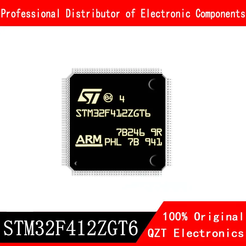 5 шт./лот, новый оригинальный микроконтроллер STM32F412ZGT6 STM32F412 LQFP144