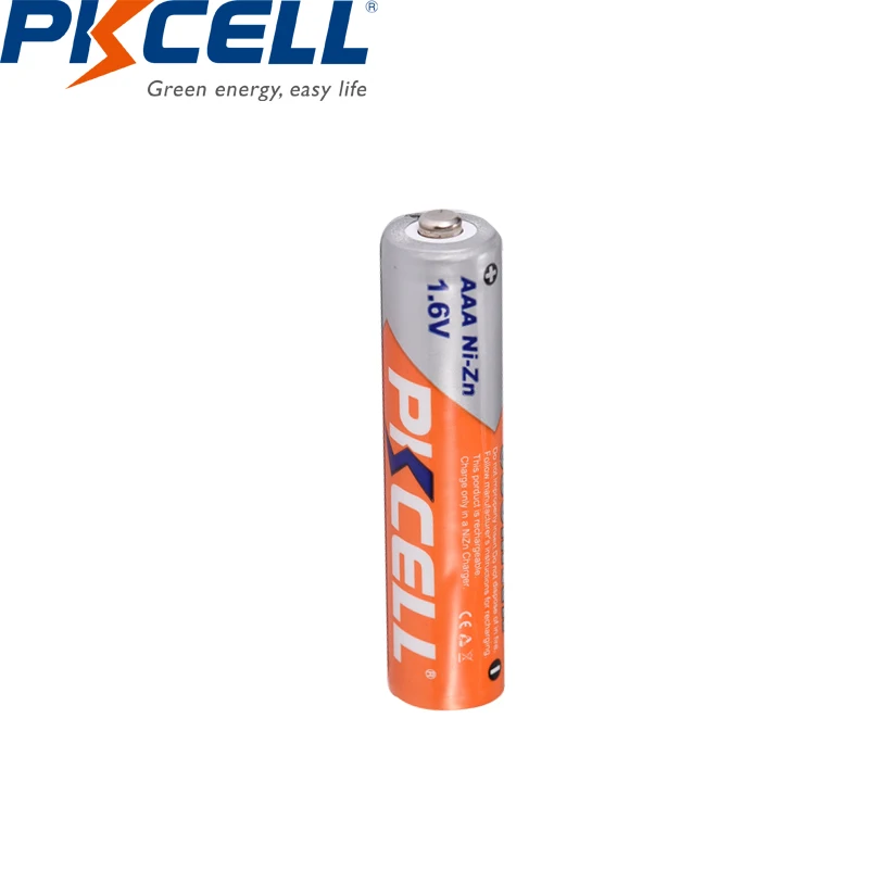 PKCELL 4 قطعة بطاريات AA 2500MWH + 4 قطعة 900MWH 1.6 فولت نيزن AAA بطارية قابلة للشحن NI-ZN Batterias مع 2 صندوق حامل البطارية