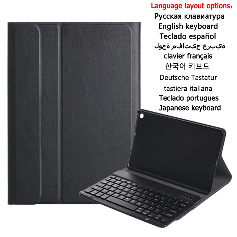 

For Lenovo Tab K10 10.3 Inch TB-X6C6 Keyboard Case for Lenovo Tab K10 10.3'' Russian Korean Spanish English Keyboard Cover Funda