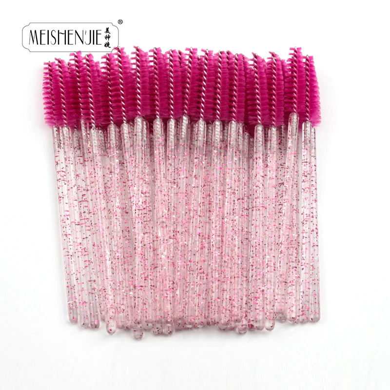 5-50PCS Crystal Eyelashes Brush Comb Eye Lashes Extension Mascara Wands Makeup Professional Makeup Beauty Tool Eye Lashes Brush