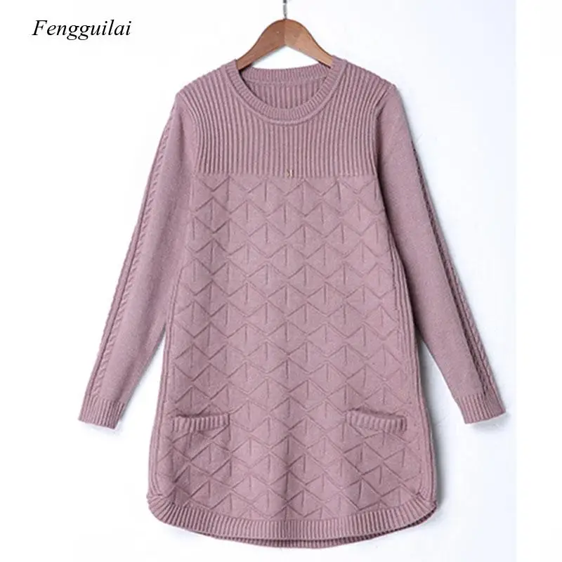 Loose Sweaters Women 2020 Spring Autumn Bottoming Shirt Pullover Sweaters Winter  4Xl Knit Female Tops Outerwear