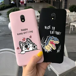 For Funda Xiaomi Redmi 8A Case Cute Cartoon Dinosaur Phone Bag Cover For Xiaomi Redmi 8A Dual 2020 Soft Case on Redmi8A Pro Bag