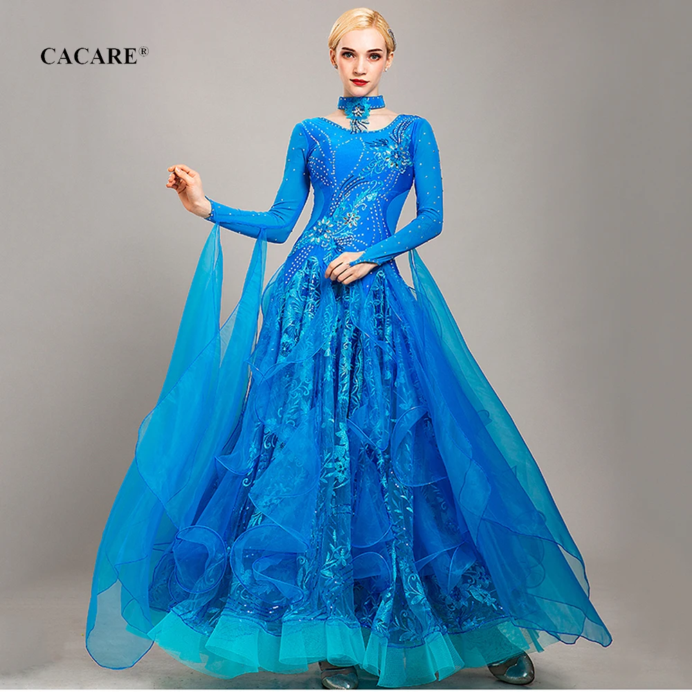 

Dance Wear Waltz Dance Dress Suit Adult Modern Urban Dance Stage Costume Clothing Prom Girl Clothes Ballroom Standard D0795