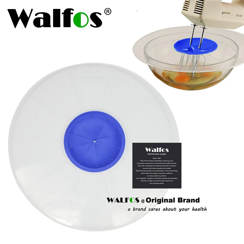 

WALFOS Cream Stirring Whisk Screen Egg Beater Dough Paste Mixer Baking Splash Guard Pot Pan Cover Bowl Lid Kitchen Accessories