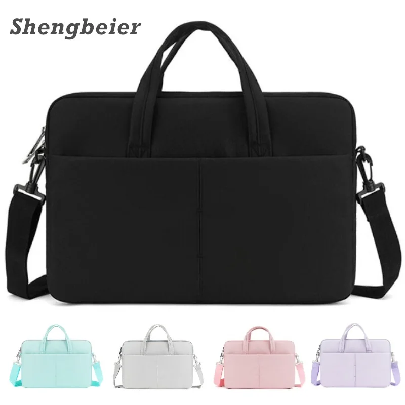 Waterproof Brand Laptop Bag 13,14,15,15.6,16 Inch,Man Lady Shoulder Messenger Handbag Case For Macbook Air Pro,Notebook Dropship