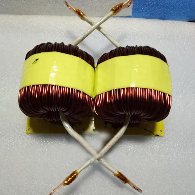 big power Ferrosilicon magnetic inductor 1MH 50A LC LCL Filter Inductor PFC ring Inductor 82turns