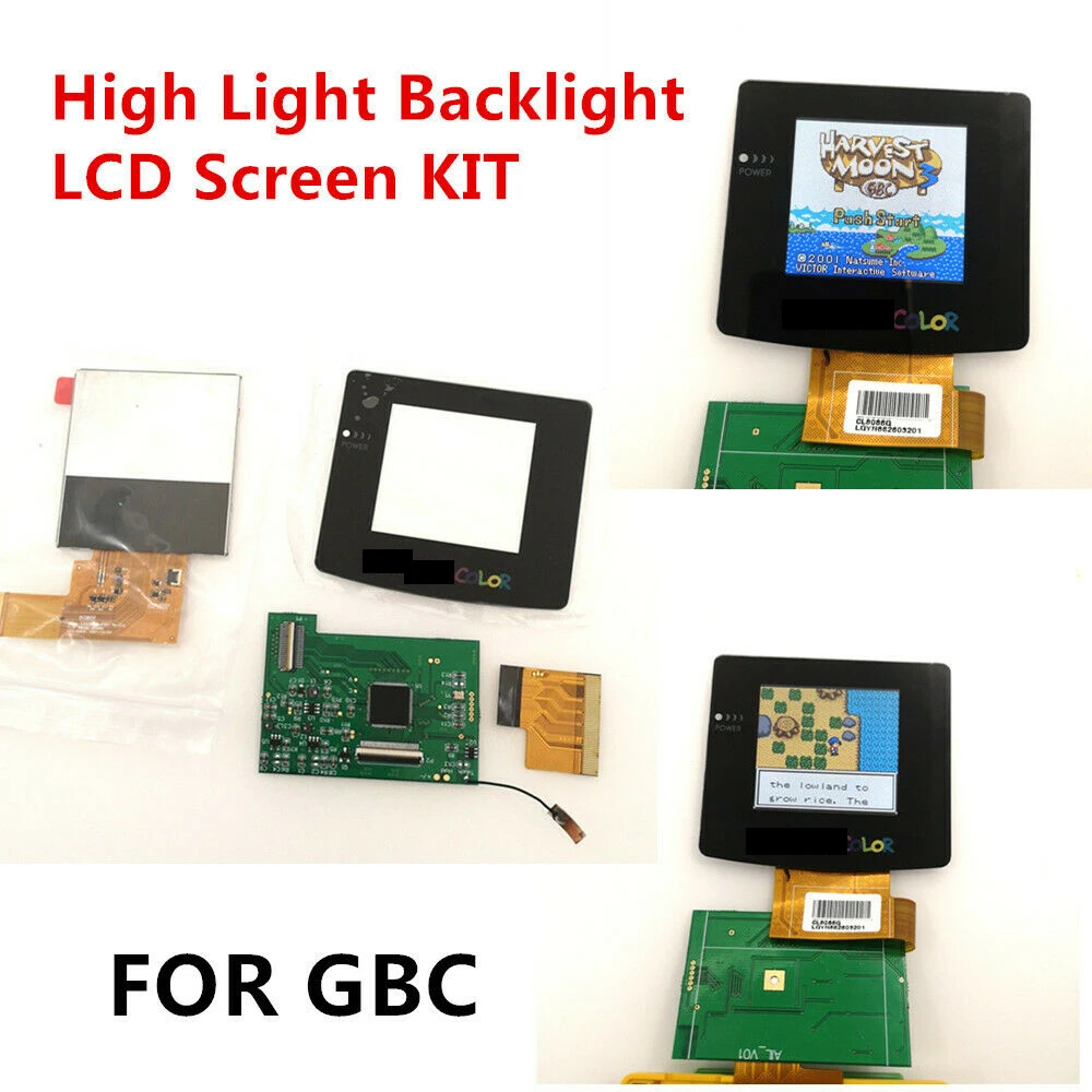 Kit schermo LCD con retroilluminazione a 5 livelli di luminosità da 8 colori da 2,2\