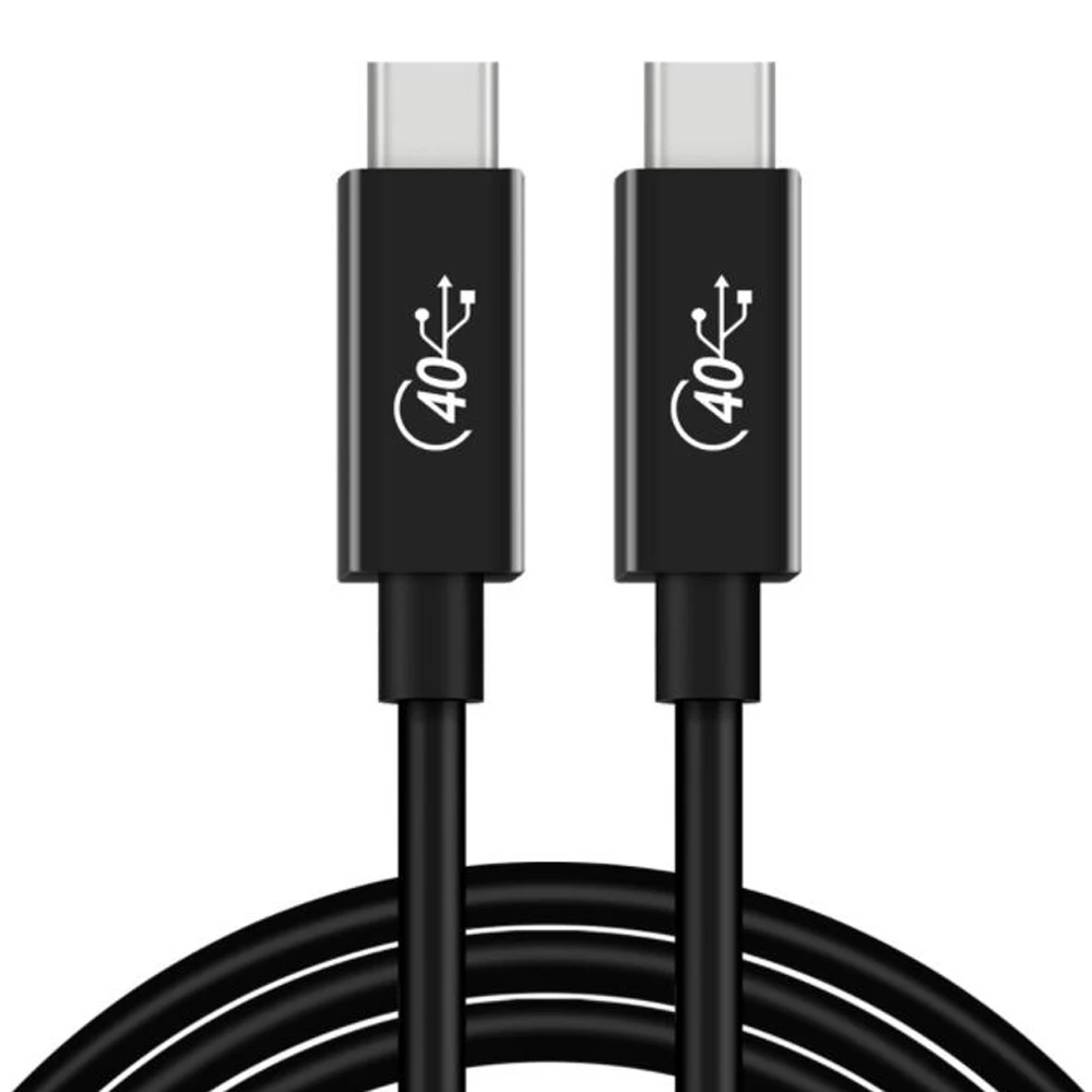 0.5M 1M 1.5M 2M Thunderbolt 3 4 4K 5K 8K@60Hz 100W 5A 40Gbps USB 4.0 Type C Cable QC 4.0 Fast Charge PD Cord for Macbook HP