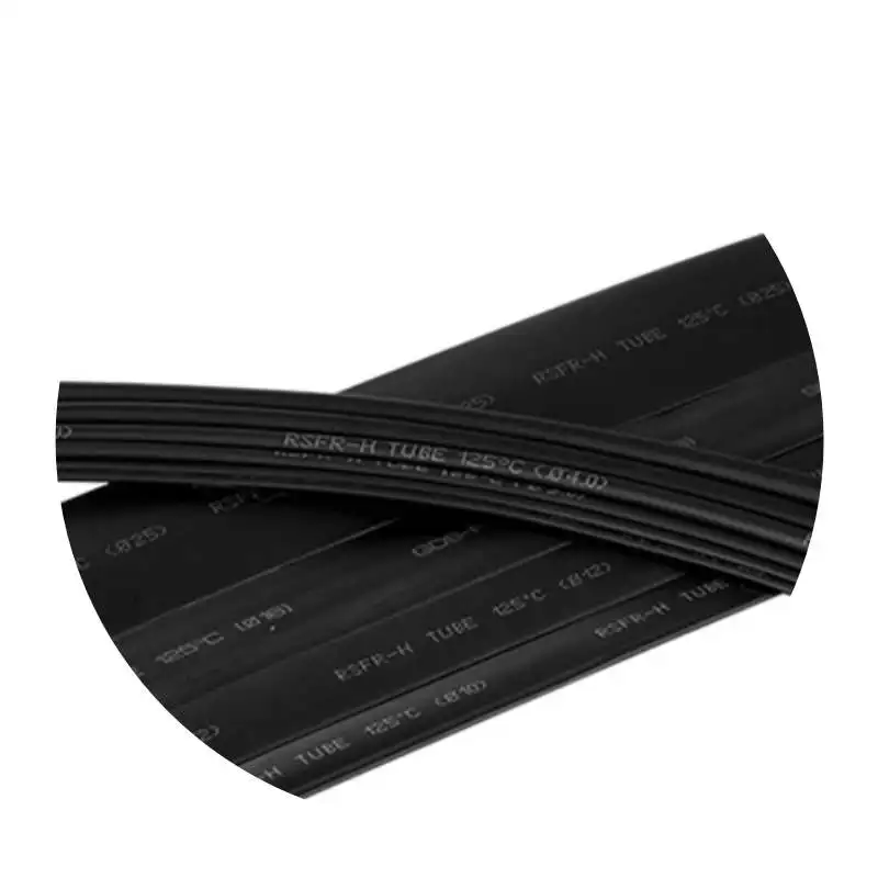 Tubo termorretráctil negro, 1 metro, 2:1, 15mm, 16mm, 18mm, 20mm, 25mm, 28mm, 30mm, 35mm, 40mm