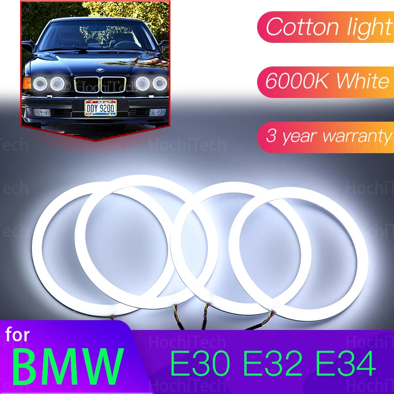 

Angel Eyes Kit 6000L Cotton White Halo Ring Light for BMW E30 E32 E34