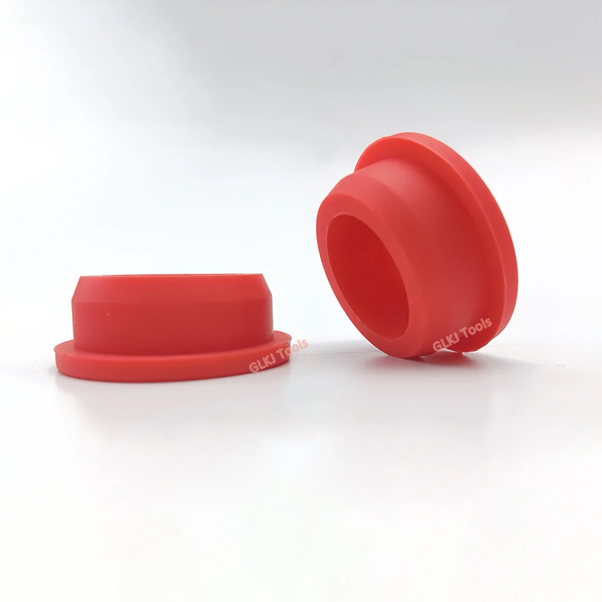 2-20pcs Red Environmental Silicone Rubber Hole Caps 13mm - 48.5mm Round Hole Sealing Plug Blanking End Caps T-type Stopper