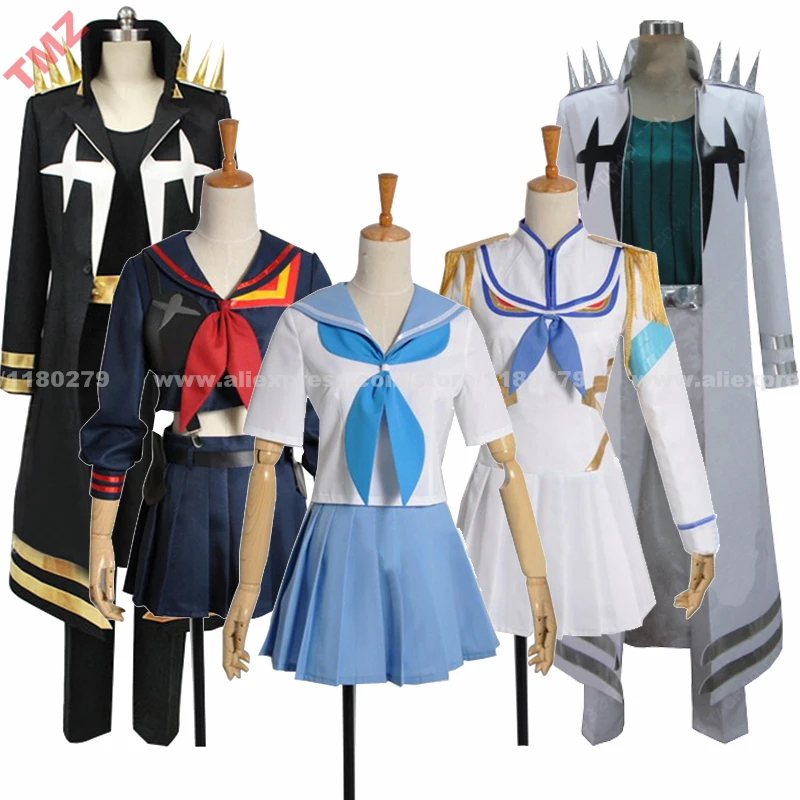 

Kill la Kill Ryuko Matoi Satsuki Kiryuin Uzu Sanageyama Female and Male Group of Characters Cosplay Costume,Customized Accepted