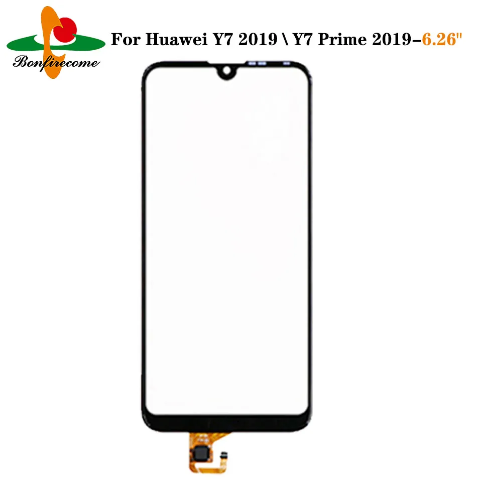 For Huawei Y7 2019 \Y7 Prime 2019 DUB-LX1 DUB-LX3 Touch Screen Touch Panel Sensor Digitizer Front Glass Touchscreen NO LCD