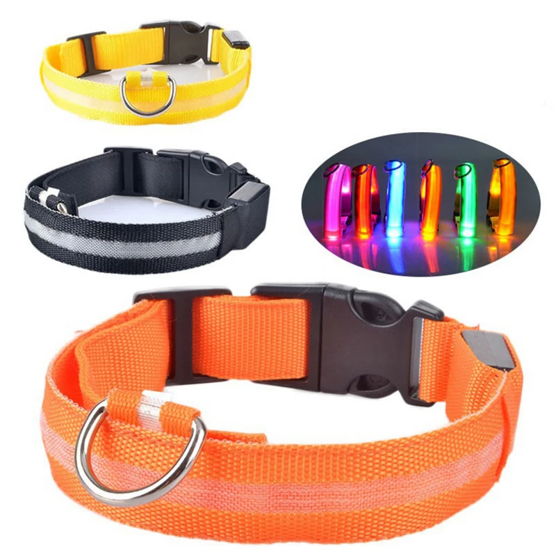 Usb Oplaadbare Pet Dog Led Gloeiende Kraag Lichtgevende Knipperende Ketting Outdoor Walking Nacht Veiligheid Levert