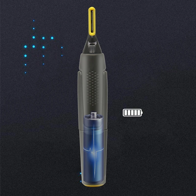 رقيقة جدا الدقة المتقلب الكهربائية الأنف الشعر المتقلب صغيرة المحمولة الأذن المتقلب للرجال الأنف ماكينة حلاقة للشعر مقاوم للماء