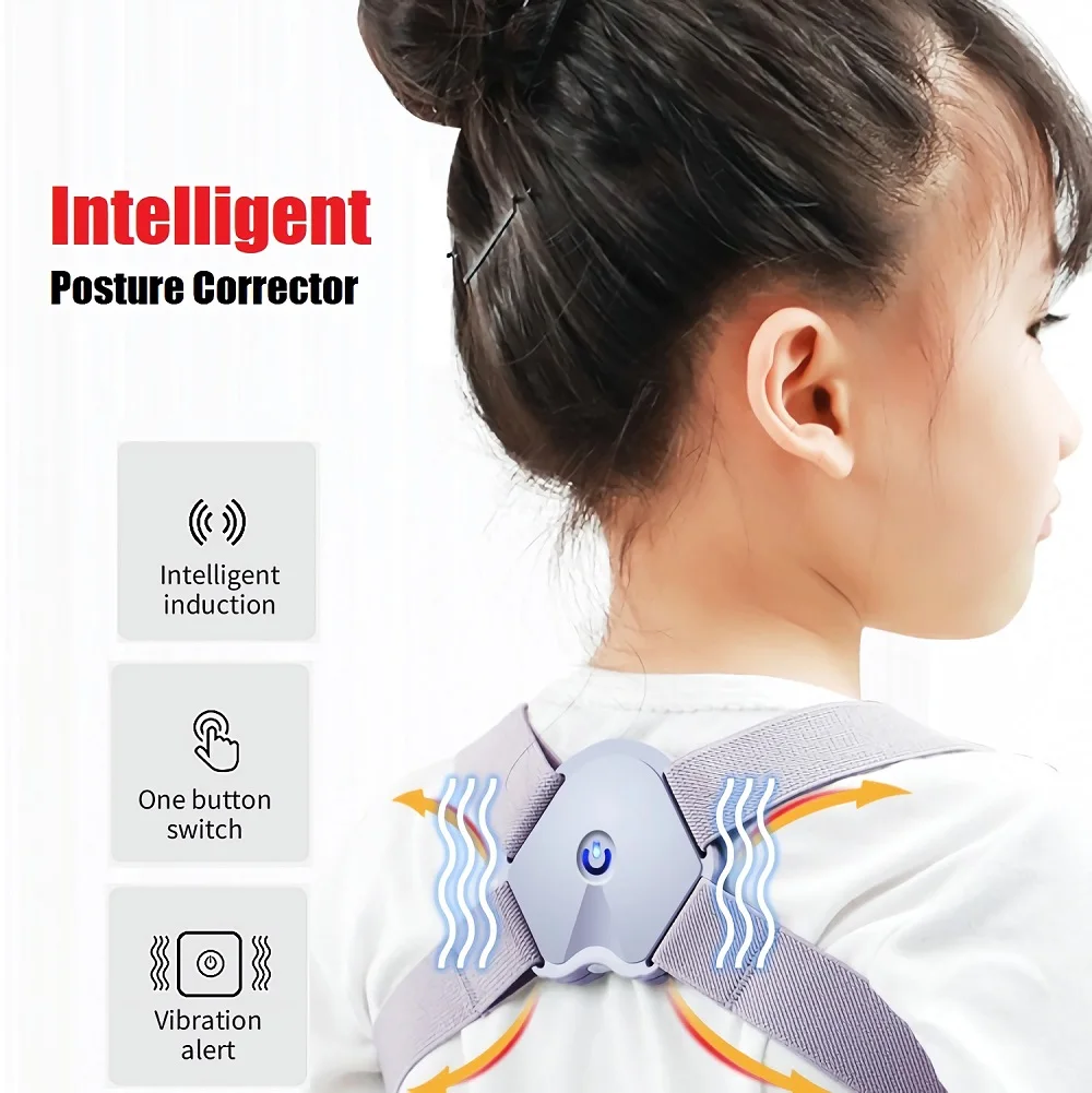 Умный Корректор осанки, умный датчик, вибронапоминание, выпрямитель, тренажер для коррекции осанки для мужчин, женщин, детей