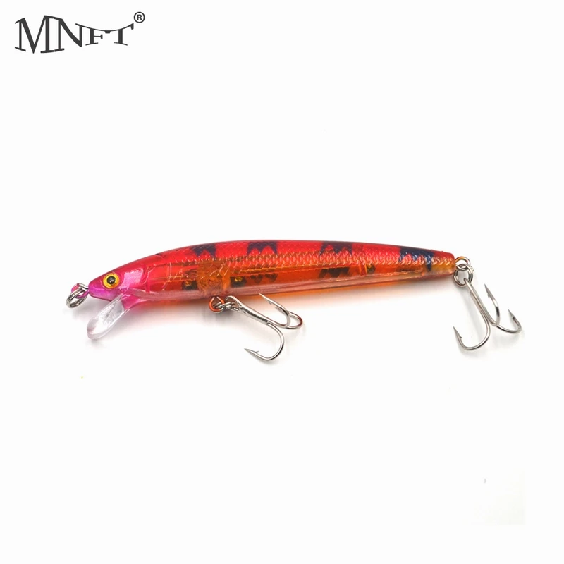 MNFT 8Pcs/Lot Wobbler Swimbaits Rattles Plastic Pencil Fishing Lure 3D Eyes Crank Bait 6# Hooks Bionic Hard Fish Bait 10cm 8.5g