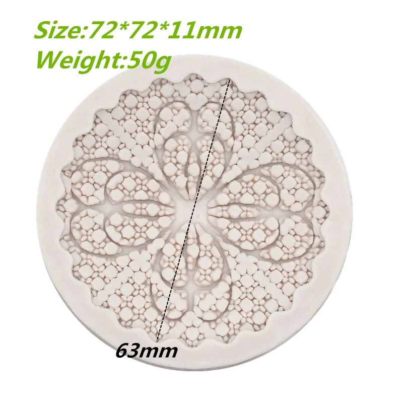 Silicone Mold Flower Resin Kitchen Baking Tool For DIY Cake Pastry Fondant Moulds Dessert Chocolate Lace Decoration Supplies