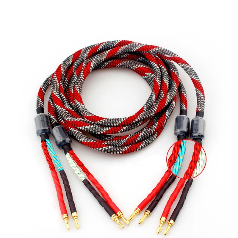 

X-011 Upgraded version of the speaker cable imported antique power amplifier cable oxygen-free copper audio cable