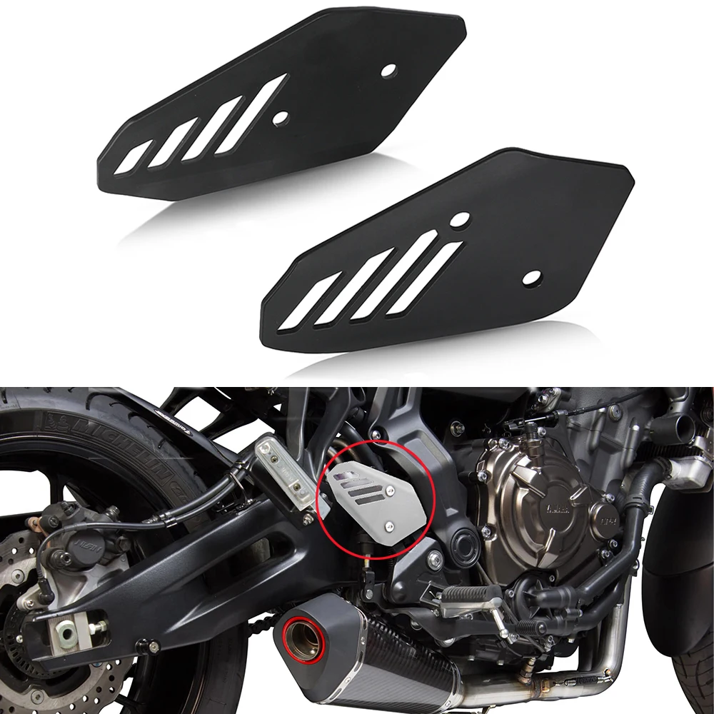 Motorcycle Heel Protective Cover Guard Accessories For YAMAHA MT-07 MT07 MT 07 FZ-07 FZ07 2013 2014 2015 2016 2017 2018-2021