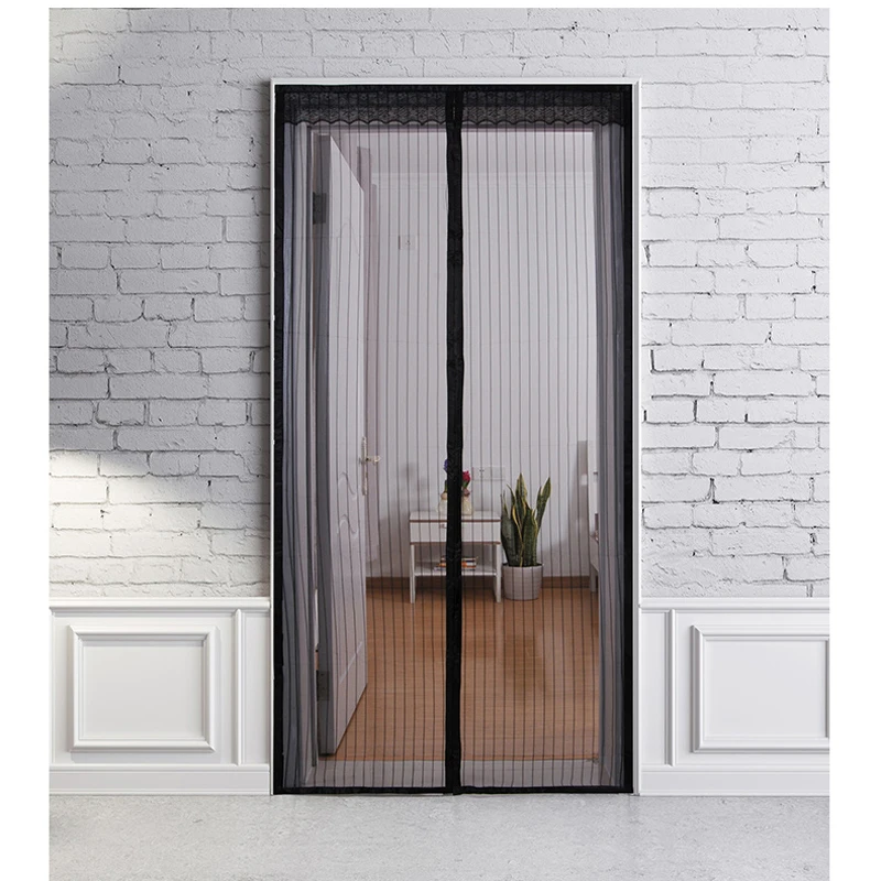 

2021 New Magnetic Screen Door Curtain Anti-Mosquito Net Fly Insect Screen Mesh Automatic Closing Custom Size Easy Installation