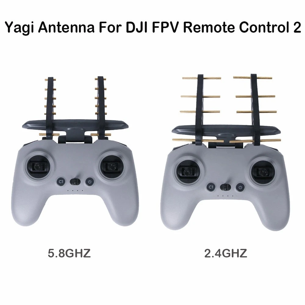 

For DJI FPV Yagi Antenna Signal Booster Remote Control 2 Yagi Signal Enhancer FPV Combo Accessories 5.8/2.4GHZ