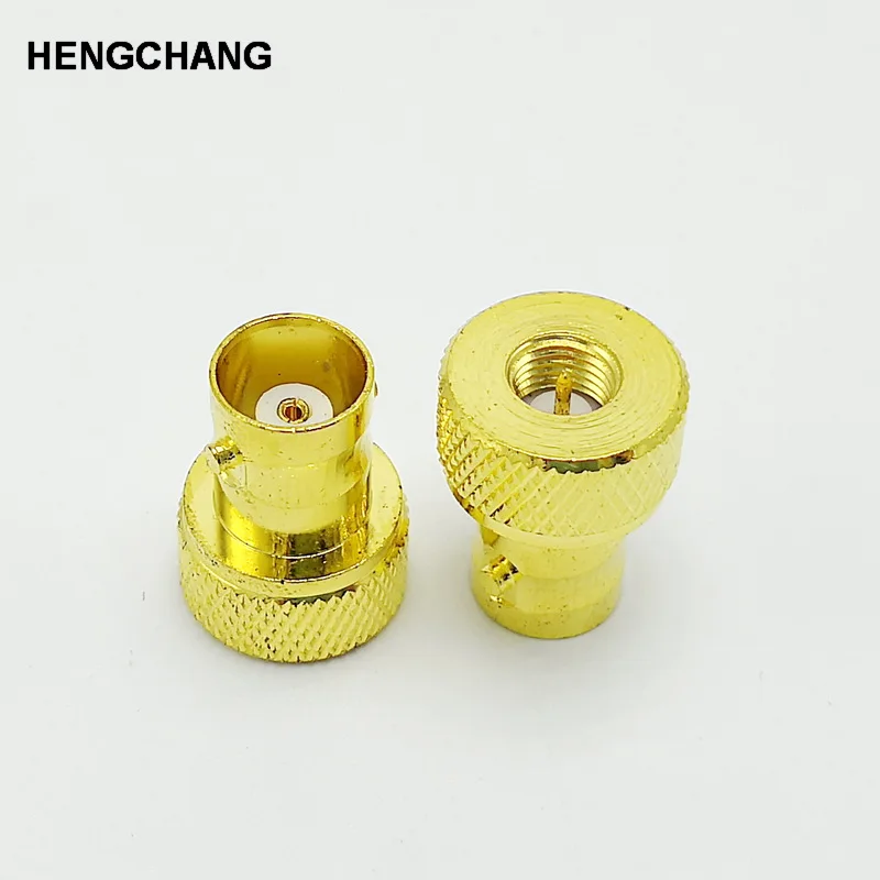 Adaptador bnc para sma, adaptador para antena bnc fêmea para conector macho sma, 1 peça