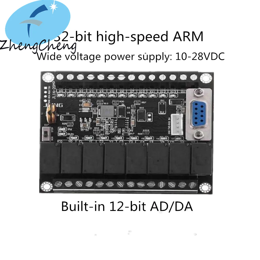 PLC FX1N-20MR  programmable controller DC 24V Relay module with Base Industrial Control Board Programmable Logic Controller