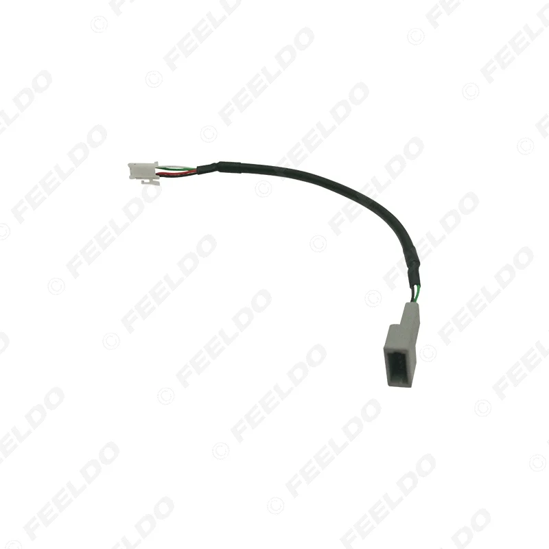 FEELDO Car Audio Input Media Data Wire Original Plug 4P Car USB Adapter For KIA KX5 Sorento Hyundai Sonata USB Cable Adapter
