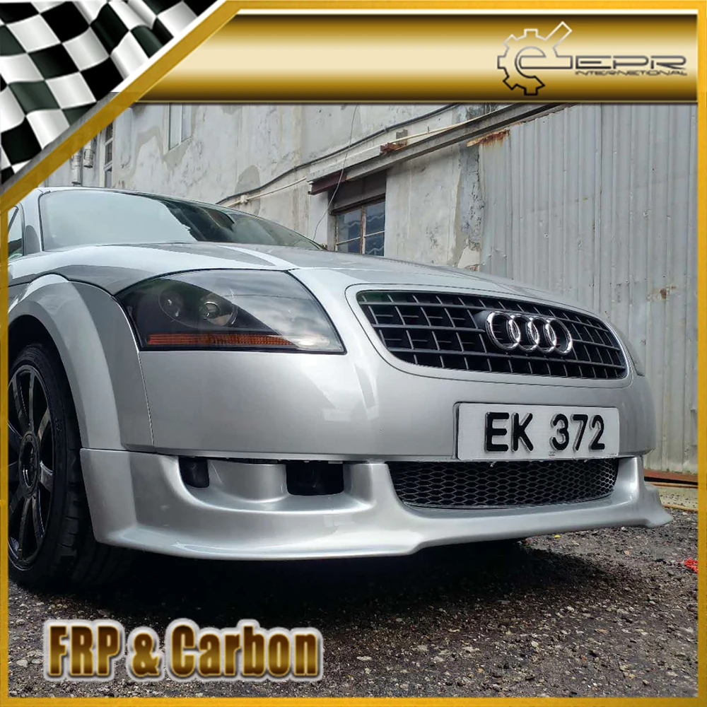 Car Styling For Audi TT MK1 (Type 8N) 1998-2006 AB Style Carbon Fiber Front Lip Trim Body Kit Front Bumper Racing For MK1 tt